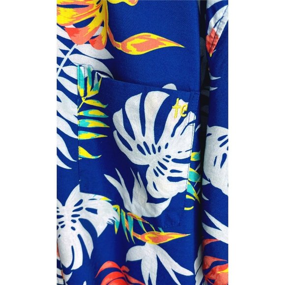 Tipsy Elves The Crush Captain Floral Hawaiian Camp Button Front Men’s XXL Shirt - Picture 5 of 7